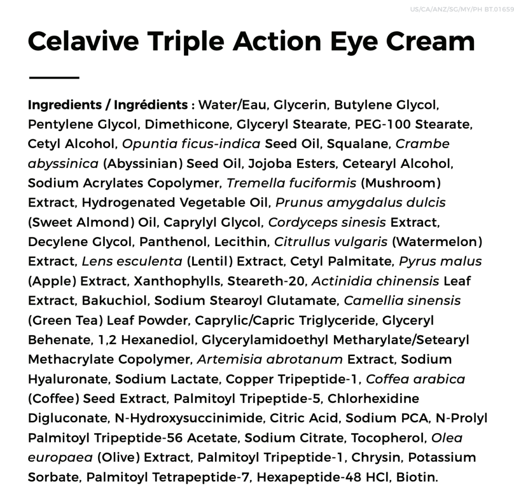 Celavive Triple Action Eye Cream: Anti-aging