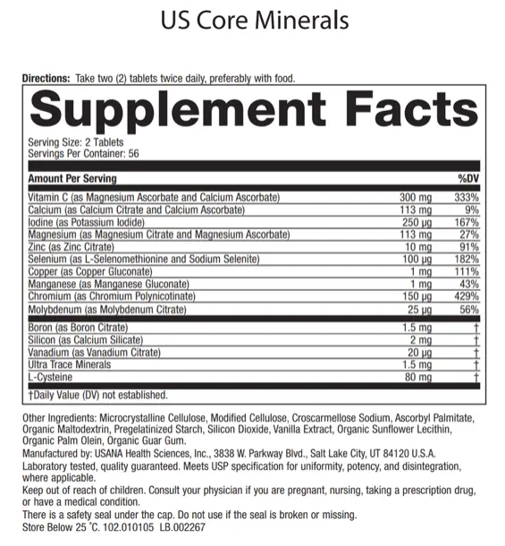 USANA CellSentials™ Vitamin 2 Pack Free Shipping