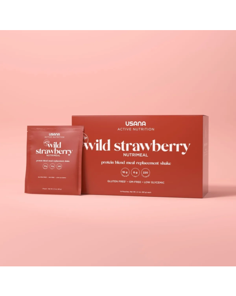 USANA Wild Strawberry Soy Protein Nutrimeal™ Packets
