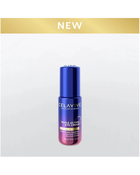 alt Celavive® Triple Action Eye Cream: Anti-aging text