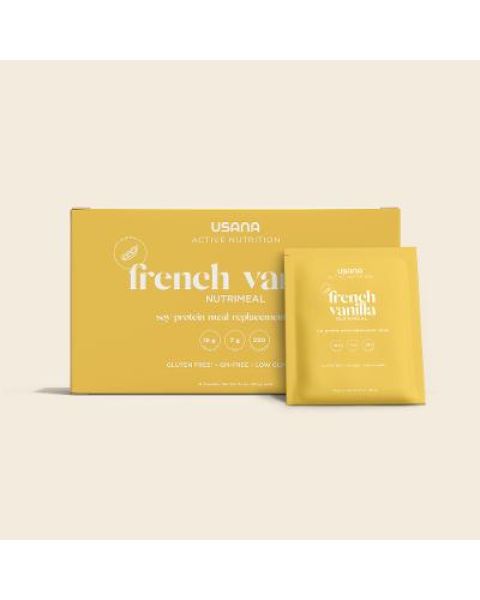 alt USANA French Vanilla Soy Protein Nutrimeal™ - 28 Packets text