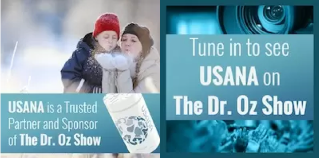 USANA Proudly Announces They Are Now A Trusted Partner And Sponsor Of The Dr. Oz Show