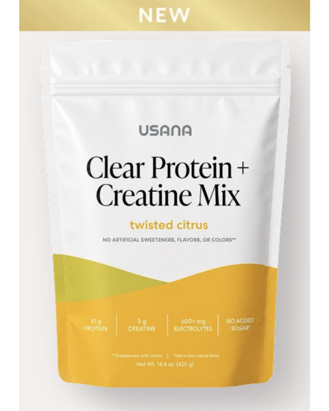 USANA Clear Protein + Creatine Mix + Electrolytes Gusset