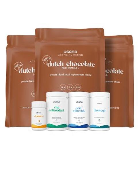 alt Paquete de inicio rápido: chocolate con proteína de soja text